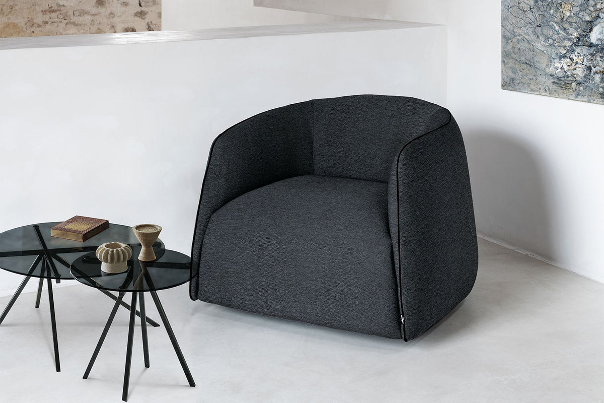 Kodi Swivel Armchair by Bontempi