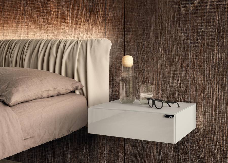 36e8 Bedside Table by LAGO Design - Luxury Floating Nightstand