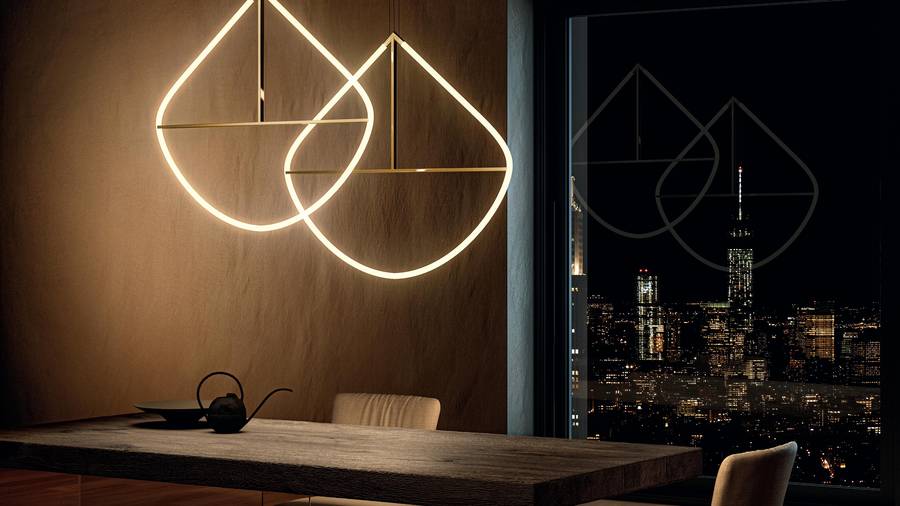 Chic by LAGO Design - Luxurious Brass Pendant Lighting