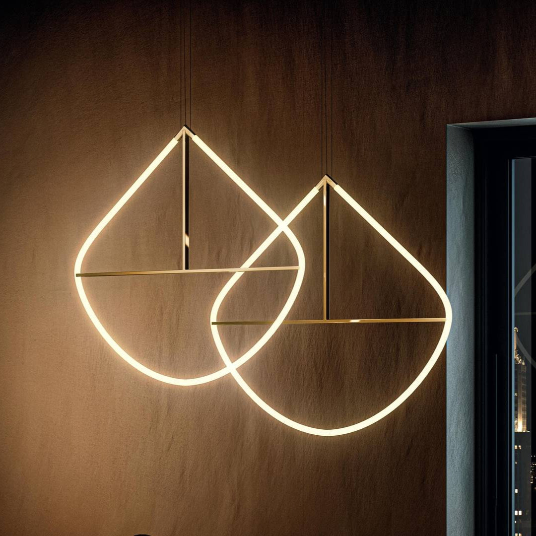 Chic by LAGO Design - Luxurious Brass Pendant Lighting