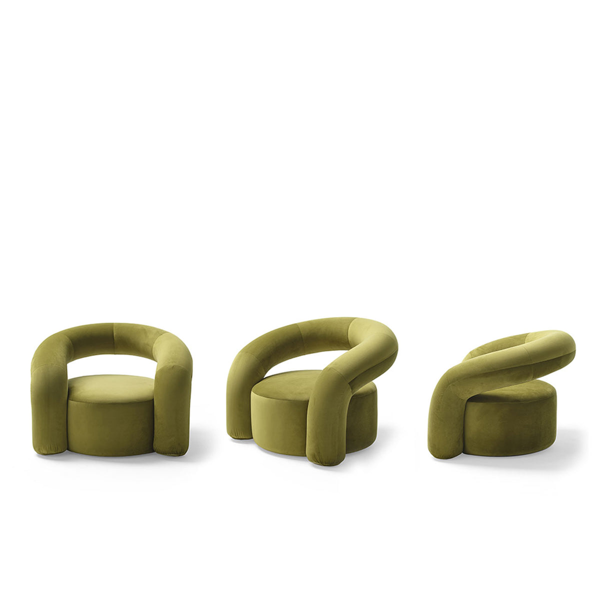 Nora Padded Armchair by Mogg