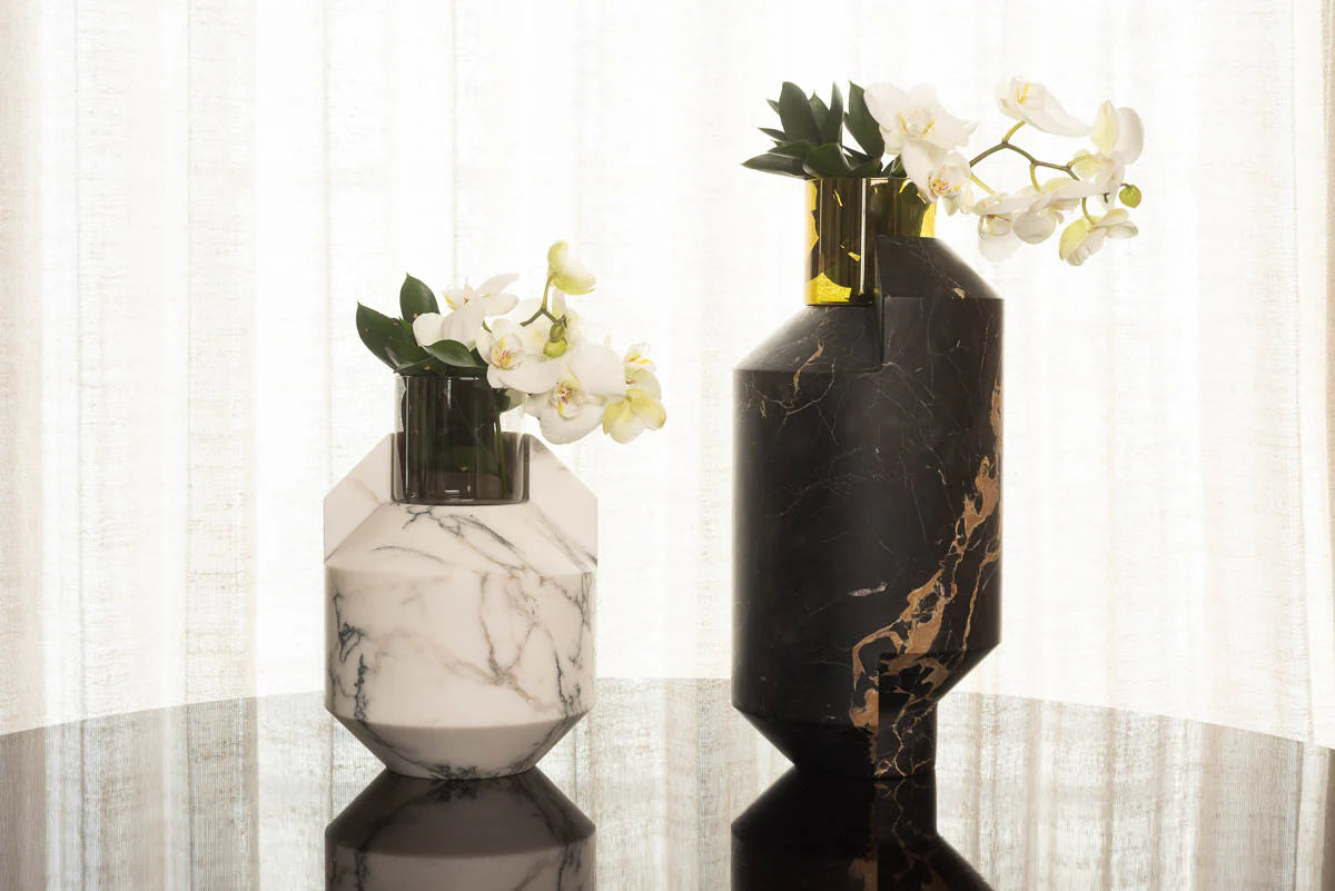 Toucana Marble Candleholder by Ooumm