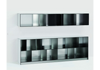 Obliquo Bookshelf by Glass Italia