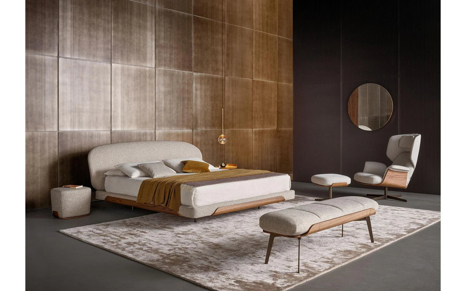 Olos King-sized Bed by Bonaldo