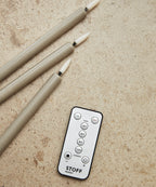 Led Candle Batteries by Stoff Copenhagen