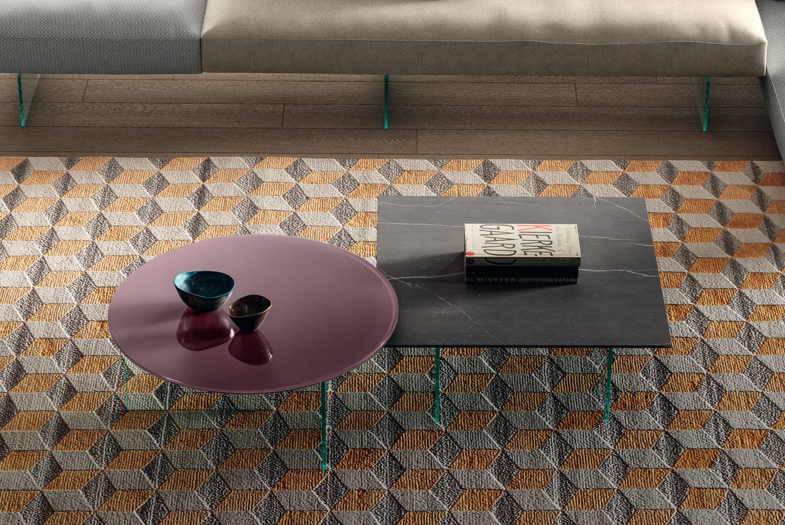 Air Round Coffee Table by Lago