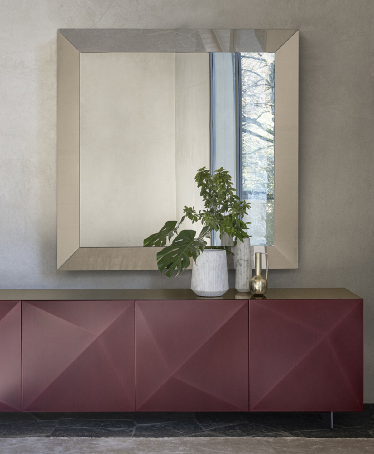 Trapezio Mirror by Rifflesi