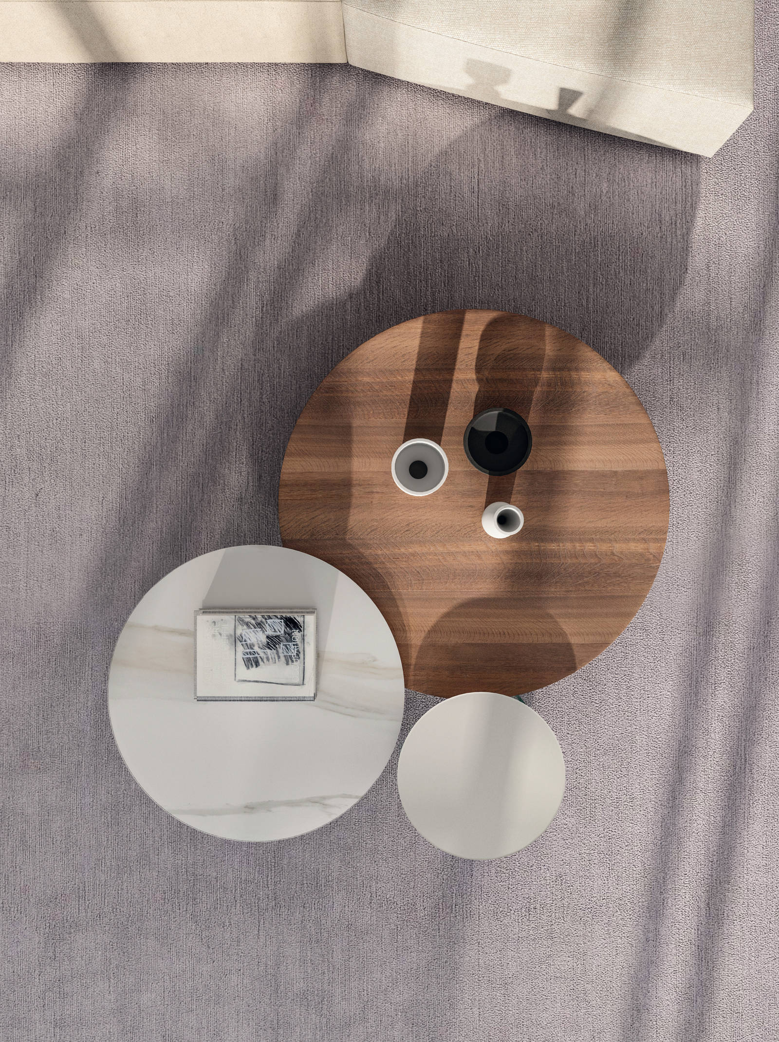 Air Round Coffee Table by Lago